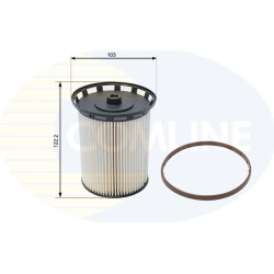 Filtras kuro diesel
                                COMLINE                                                EFF346D, COMLINE, 