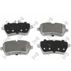 stabdžių trinkelių rinkinys, diskinis stabdys LORO
                                ABAKUS                                 