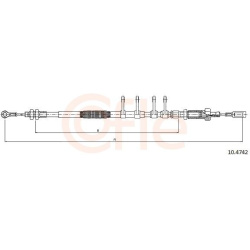 trosas, stovėjimo stabdys
                                COFLE                                                92.10.4742, N