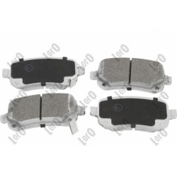 stabdžių trinkelių rinkinys, diskinis stabdys LORO
                                ABAKUS                                 