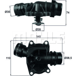 Termostatas
MAHLE TI23388, MAHLE, TI23388, aut