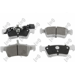 stabdžių trinkelių rinkinys, diskinis stabdys LORO
                                ABAKUS                                 