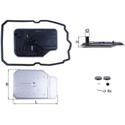 hidraulinis filtras, automatinė transmisija
                                KNECHT                                HX 230KIT,