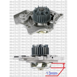 Siurblys aušinimo skysčio pompa vandens
                                METELLI                                24-1072, MET