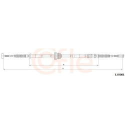 trosas, stovėjimo stabdys
                                COFLE                                                92.1.IV001, N