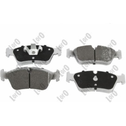 stabdžių trinkelių rinkinys, diskinis stabdys LORO
                                ABAKUS                                 