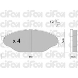 CIFAM                                                822-433-0, Nenurodytas gamintojas, 822-433-0, auto detalė