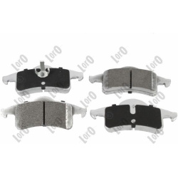 stabdžių trinkelių rinkinys, diskinis stabdys LORO
                                ABAKUS                                 