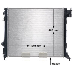 Aušinimo radiatorius
MAHLE CR 2240 000S, MAHL