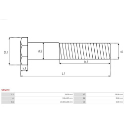 remonto komplektas, starteris Brand new AS-PL
                                SP9032, AS-PL, SP9032, auto detalė