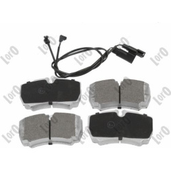 stabdžių trinkelių rinkinys, diskinis stabdys LORO
                                ABAKUS                                 