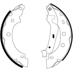 stabdžių trinkelių komplektas
                                MINTEX                                                MFR438