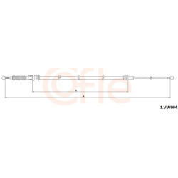 trosas, stovėjimo stabdys
                                COFLE                                                92.1.VK004, N