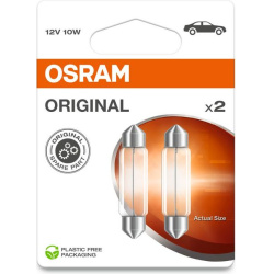 Osram lemputės C10W 41mm 12V SV8,5-8 BLI2DK 2vnt
                                OSRAM                                      