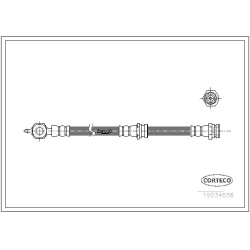 stabdžių žarnelė
                                CORTECO                                19034656, CORTECO, 19034656, auto