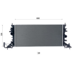 Aušinimo radiatorius
                                MAHLE                                CR 2251 000S, MAHLE, CR2251000S, a