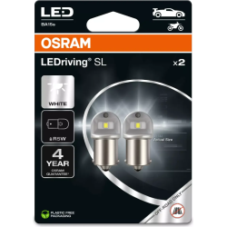 OSRAM LED lemputės R5W WHITE 0,5W 12V BA15S BLI2 2vnt
                                OSRAM                                5