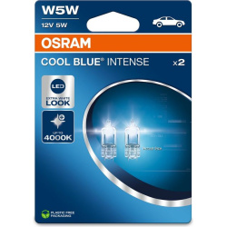 Osram lemputės W5W COOL BLUE INTENSE kmpl. (2vnt)
                                OSRAM                                2825C