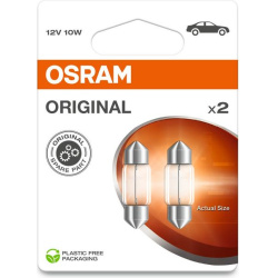 Osram lemputės C10W 31mm 12V SV8,5-8 BLI2DK 2vnt
                                OSRAM                                      