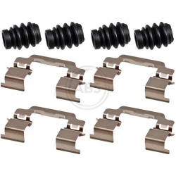 priedų komplektas, diskinių stabdžių trinkelės
                                A.B.S.                                   