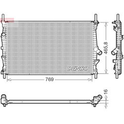 radiatorius, variklio aušinimas
                                DENSO                                                DRM1012