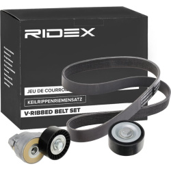V formos rumbuotas diržas, komplektas
                                RIDEX                                                5