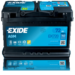 EXIDE                                                EK720, EXIDE, EK720, auto detalė