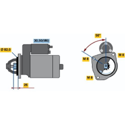 starteris
BOSCH 0001109018, BOSCH, 0001109018,