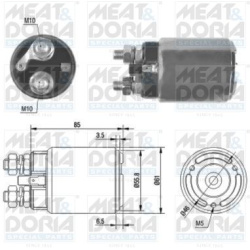 solenoidinis jungiklis, starteris
                                MEAT &amp; DORIA                                           