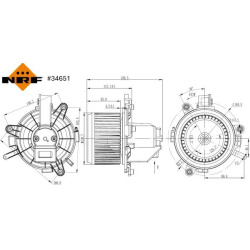 vidaus pūtiklis
                                NRF                                                34651, NRF, 34651, auto d