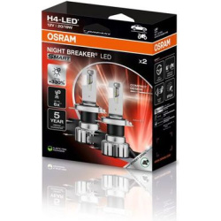 OSRAM lemputės H4-LEDriving NIGHT BREAKER SMART +330% 2vnt
                                OSRAM                            