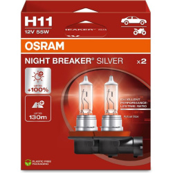 Osram lemputės H11 +100% 55W 12V 
                                OSRAM                                                64211
