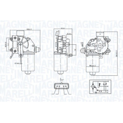 valytuvo variklis
                                MAGNETI MARELLI                                064377400010, MAGNETI MARELL