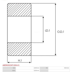 guolis Brand new SKF
                                AS-PL                                ABE9020(SKF)(BULK), AS-PL, ABE9020(