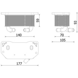 alyvos aušintuvas, variklio alyva BEHR *** PREMIUM LINE ***
MAHLE