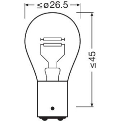Lemputė, dieninės šviesos / stovėjimo žibintas ULTRA LIFE
                                OSRAM                         