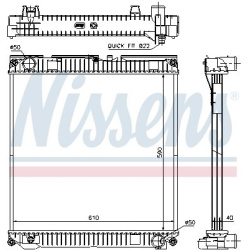 radiatorius, variklio aušinimas
                                NISSENS                                                67224