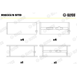 Alkūninio veleno indėklas
                                GLYCO                                                H1033/5 STD,