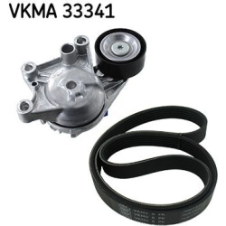 V formos rumbuotas diržas, komplektas
                                SKF                                VKMA 33341, SKF, VK