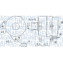 kintamosios srovės generatorius
                                MAGNETI MARELLI                                             