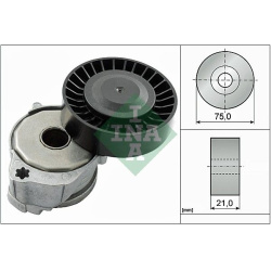 diržo įtempiklis, V formos rumbuotas diržas
                                Schaeffler INA                                