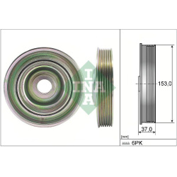 skriemulys, alkūninis velenas
                                Schaeffler INA                                                