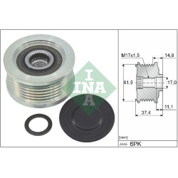 laisvos eigos sankaba, kint. sr. generatorius
                                Schaeffler INA                                5