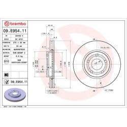 Stabdžių diskas PRIME LINE - UV Coated
BREMBO