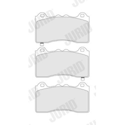 stabdžių trinkelių rinkinys, diskinis stabdys
                                JURID                                       