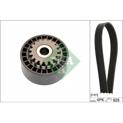 V formos rumbuotas diržas, komplektas
                                Schaeffler INA                                529 0100