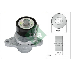 diržo įtempiklis, V formos rumbuotas diržas
                                Schaeffler INA                                