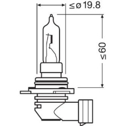 Osram lemputė HIR2 55W 12V PX20D BLI1DK
                                OSRAM                                9012-1BL, OSRAM