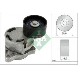 diržo įtempiklis, V formos rumbuotas diržas
                                Schaeffler INA                                