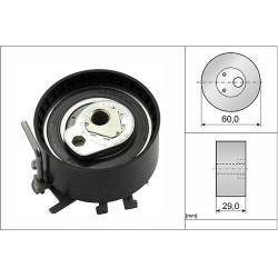 įtempiklio skriemulys, paskirstymo diržas
                                Schaeffler INA                                   